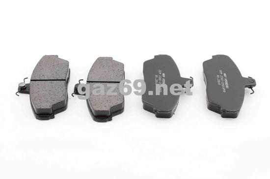 Колодки тормозные 3302-2117 перед. ASP